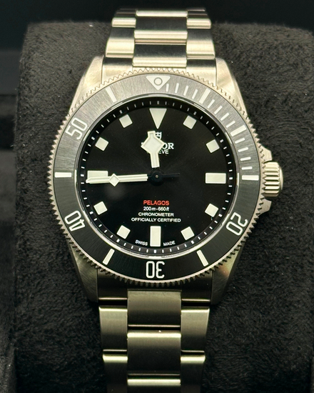 2026 Tudor Pelagos 39MM Black Dial Titanium Bracelet (25407N)