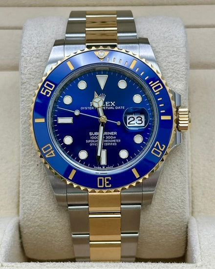 2022 Rolex Submariner Date "Bluesy" 41MM Blue DIal Two-Tone Oyster Bracelet (126613LB)