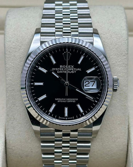 2026 Rolex Datejust 36MM Black Dial Jubilee Bracelet (126234)