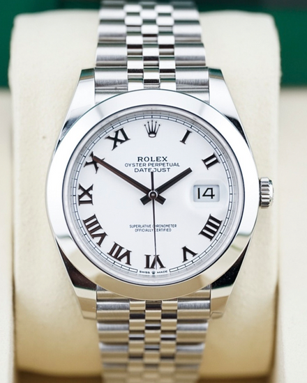2026 Rolex Datejust 41MM White Dial Jubilee Bracelet (126300)