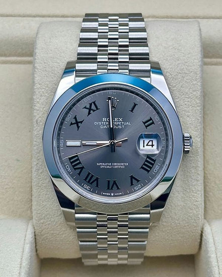 2026 Rolex Datejust "Wimbledon" 41MM Slate Dial Jubilee Bracelet (126300)