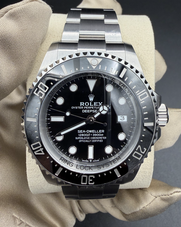 2023 Rolex Sea-Dweller Deepsea 44MM Black Dial Oyster Bracelet (136660)