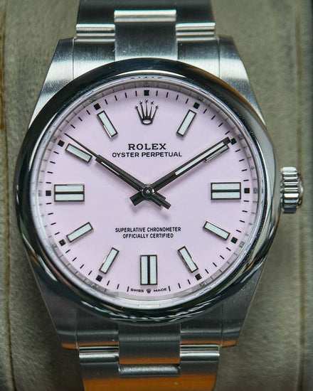 No Reserve - 2026 Rolex Oyster Perpetual 41MM Pink Dial Oyster Bracelet (134300)