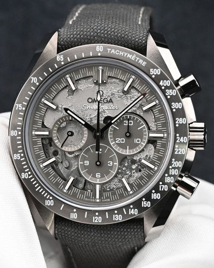 2025 Omega Speedmaster Dark Side of the Moon "Grey Side of the Moon" 44.25MM Grey Dial Textile Strap (310.92.44.50.06.001)