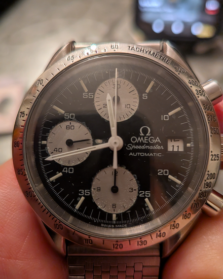 Omega Speedmaster Date 39MM Black Dial Steel Bracelet (3511.50.00)