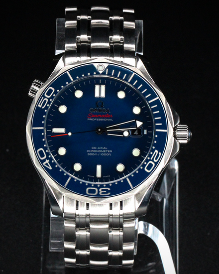 No Reserve - 2025 Omega Seamaster Diver 300M 41MM Blue Dial Steel Bracelet (212.30.41.20.03.001)