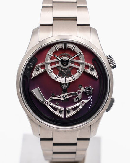 Christopher Ward Bel Canto 41MM Purple Dial Titanium Bracelet (C01-41APT2-WYRD)