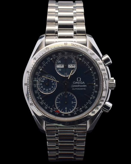 Omega Speedmaster Day-Date 39MM Blue Dial Steel Bracelet (3521.80.00)