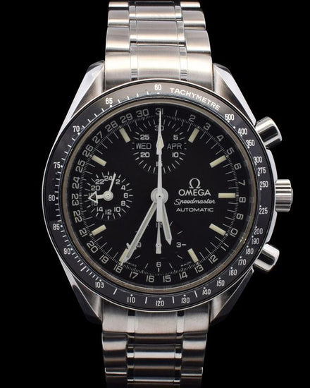 Omega Speedmaster Day-Date 39MM Black Dial Steel Bracelet (3520.50.00)