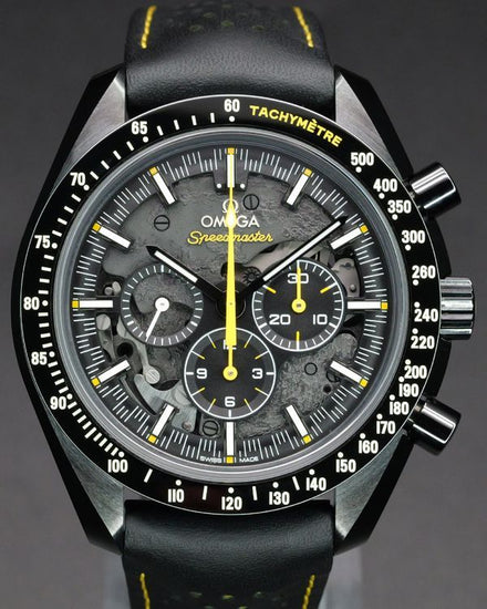 2023 Omega Speedmaster Dark Side of the Moon "Apollo 8" 44.25MM Skeleton Dial Leather Strap (311.92.44.30.01.001)