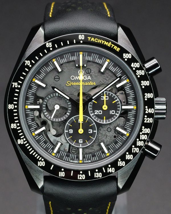 2023 Omega Speedmaster Dark Side of the Moon "Apollo 8" 44.25MM Skeleton Dial Leather Strap (311.92.44.30.01.001)