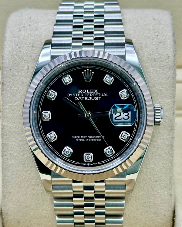 2025 Rolex Datejust 36MM Black Dial Jubilee Bracelet (126234)