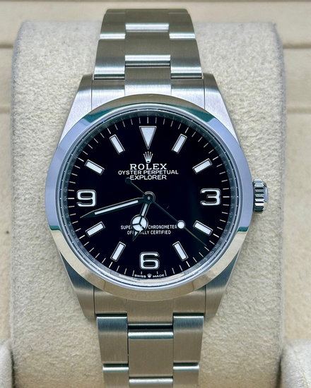 2023 Rolex Explorer 36MM Black Dial Oyster Bracelet (124270)