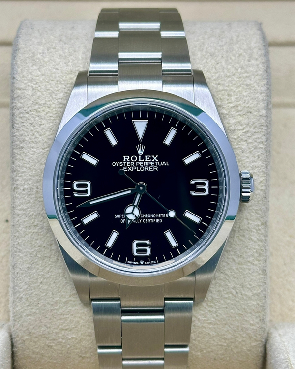 2023 Rolex Explorer 36MM Black Dial Oyster Bracelet (124270)