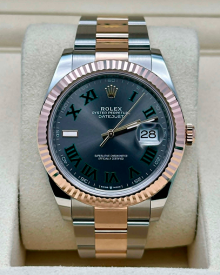 2026 Rolex Datejust "Wimbledon" 41MM Slate Dial Two-Tone Oyster Bracelet (126331)