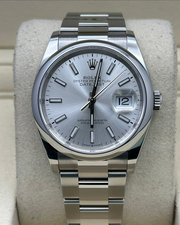2026 Rolex Datejust 36MM Silver Dial Oyster Bracelet (126200)