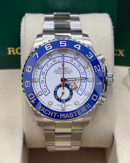 2022 Rolex Yacht-Master II 44MM White Dial Oyster Bracelet (116680)