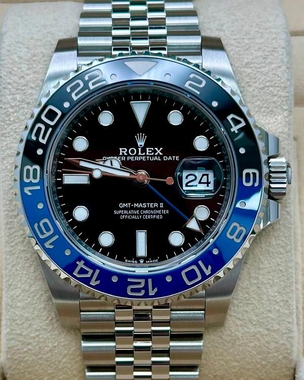 2025 Rolex GMT-Master II "Batgirl" 40MM Black Dial Jubilee Bracelet (126710BLNR)