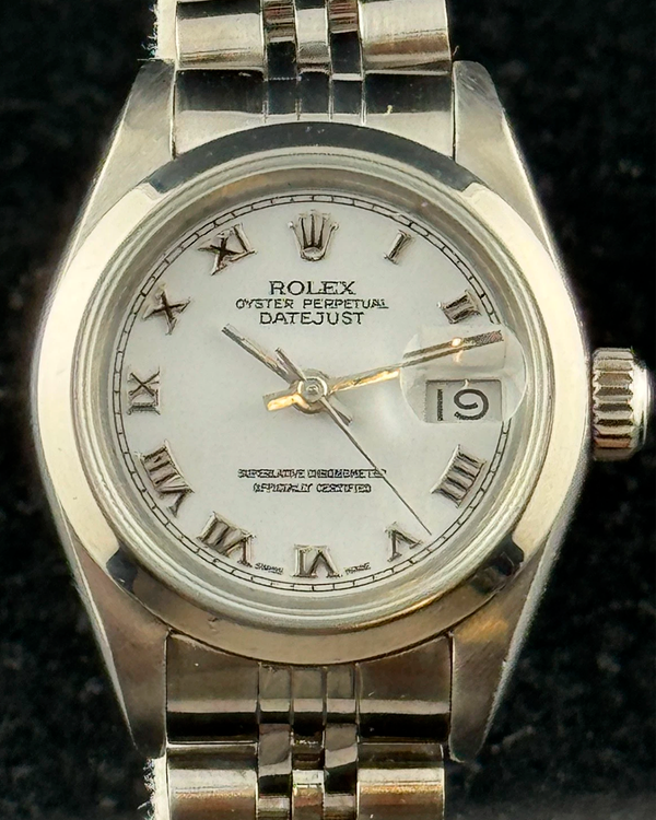 1990 Rolex Oyster Perpetual Lady Date 26MM White Dial Jubilee Bracelet (69160)