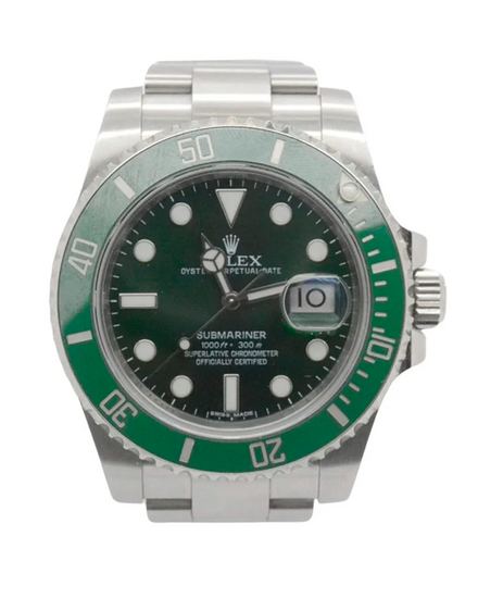 2016 Rolex Submariner Date "Hulk" 40MM Green Dial Oyster Bracelet (116610LV)