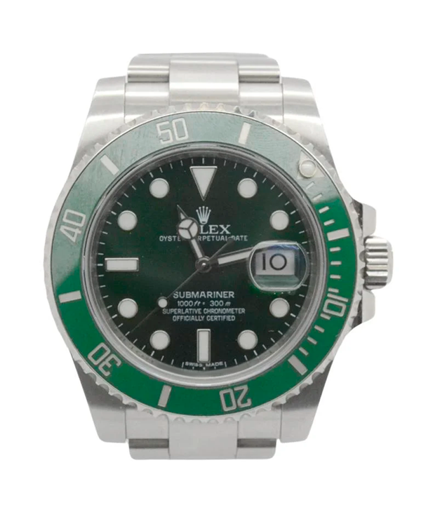 2016 Rolex Submariner Date "Hulk" 40MM Green Dial Oyster Bracelet (116610LV)