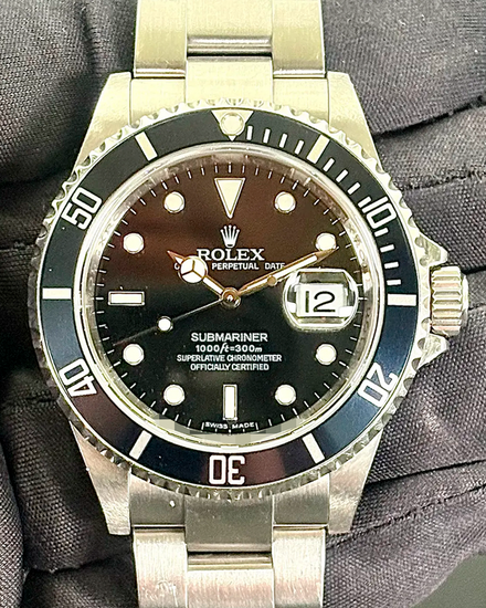 2008 Rolex Submariner Date 40MM Black Dial Oyster Bracelet (16610)