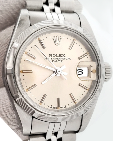 1989 Rolex Oyster Perpetual 26MM Silver Dial Jubilee Bracelet (69190)