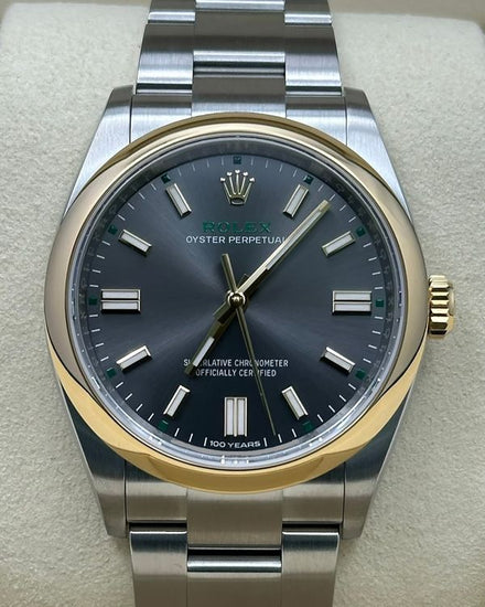 2026 Rolex Oyster Perpetual "100 Years" 41MM Slate Dial Oyster Bracelet (134303)