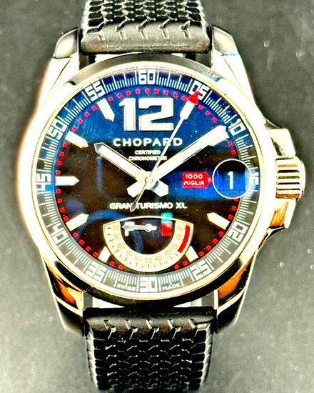 Chopard Mille Miglia Gran Turismo XL 44MM Black Dial Rubber Strap (16/8997)