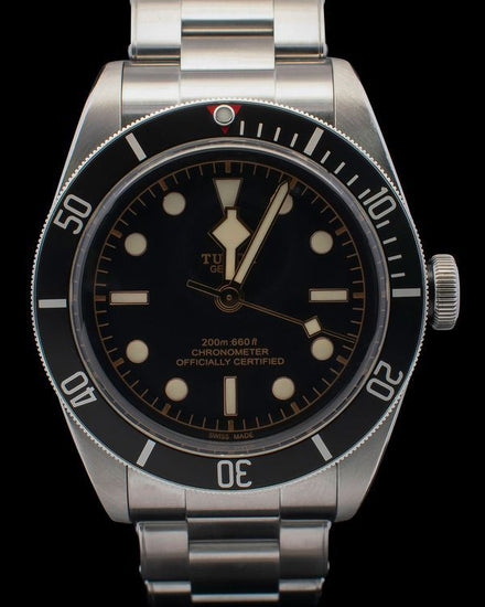 2020 Tudor Black Bay Heritage 41MM Black Dial Steel Bracelet (79230N)