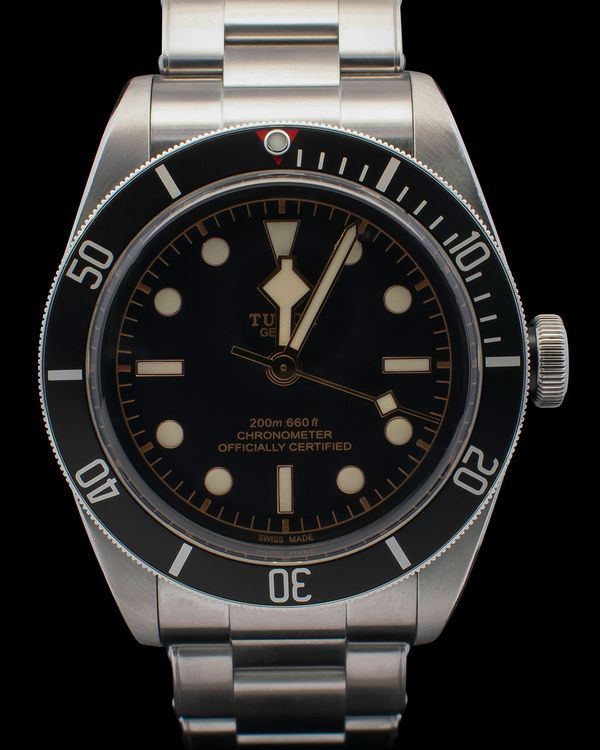 2020 Tudor Black Bay Heritage 41MM Black Dial Steel Bracelet (79230N)