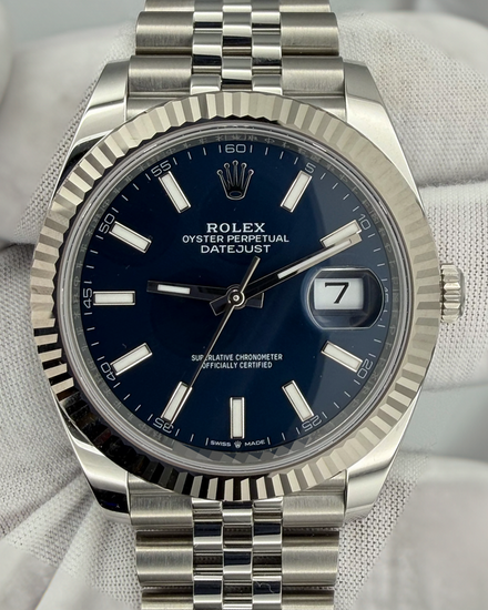 2026 Rolex Datejust 41MM Blue Dial Jubilee Bracelet (126334)