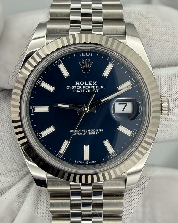 2026 Rolex Datejust 41MM Blue Dial Jubilee Bracelet (126334)
