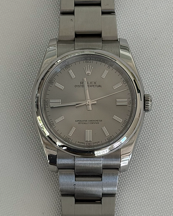 2018 Rolex Oyster Perpetual "Domino's Pizza" 36MM Silver Dial Oyster Bracelet (116000)