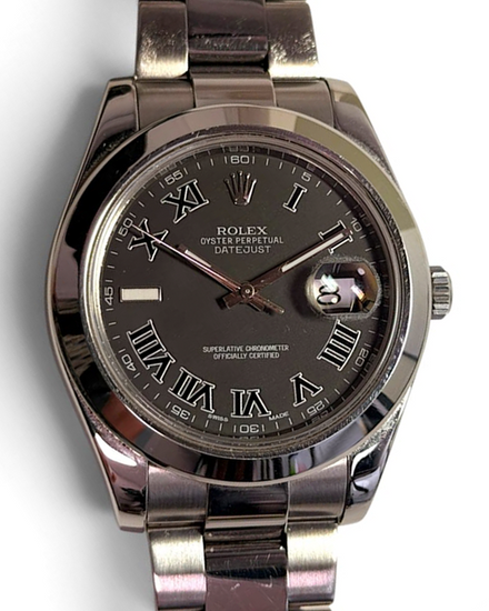 Rolex Datejust II 41MM Grey Dial Oyster Bracelet (116300)