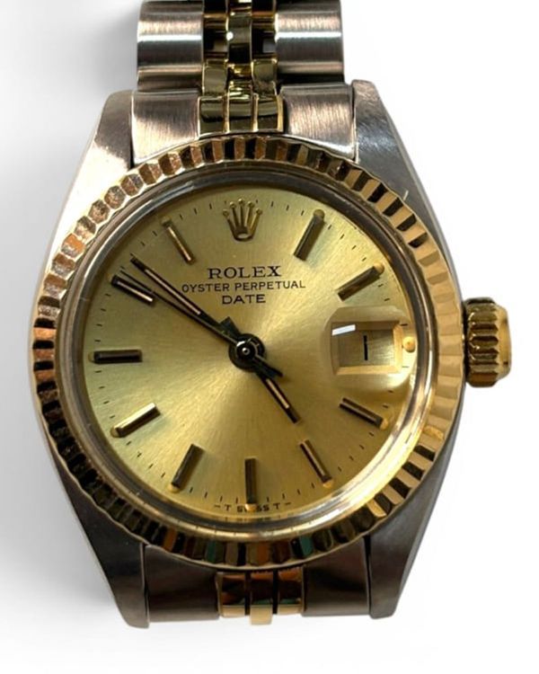 Rolex Lady-Datejust 26MM Champagne Dial AftermarketTwo-Tone Jubilee Bracelet (6917)