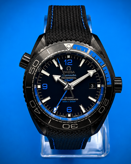2024 Omega Seamaster Planet Ocean 600M "Deep Black" 45.5MM Black Dial Rubber Strap (215.92.46.22.01.002)