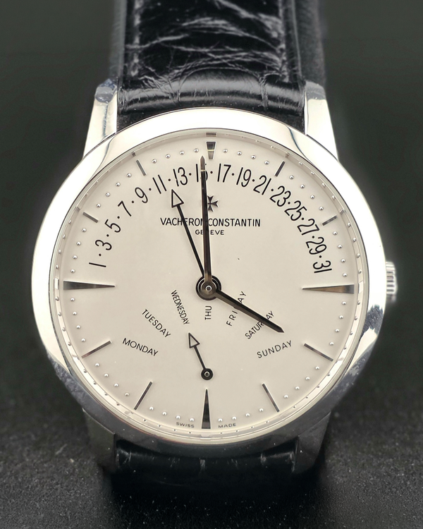2019 Vacheron Constantin Patrimony Day-Date 42.5MM White Dial Leather Strap (4000U/000G-B112)