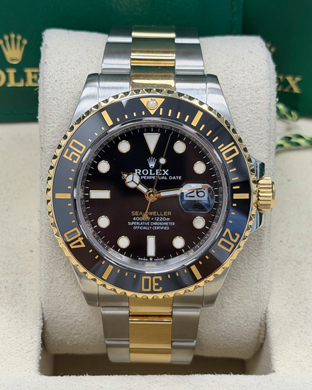2020 Rolex Sea-Dweller 43MM Black Dial Two-Tone Oyster Bracelet (126603)