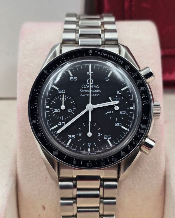 2012 Omega Speedmaster Reduced 39MM Black Dial Steel Bracelet (3510.50.00)