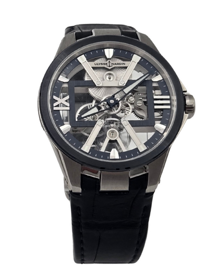 2022 Ulysse Nardin Blast Skeleton X 42MM Skeleton Dial Leather Strap (3713-260/03)