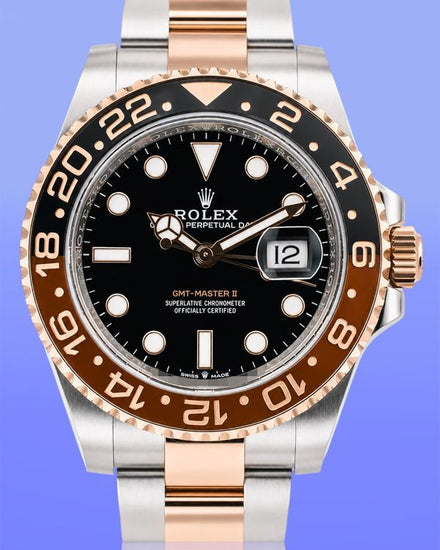 2026 Rolex GMT-Master II “Rootbeer” 40MM Black Dial Two-Tone Oyster Bracelet (126711CHNR)