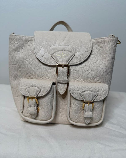 Louis Vuitton Bag Backup Backpack Monogram Empreinte Leather Gold-Tone Hardware Chain Strap (Bag)