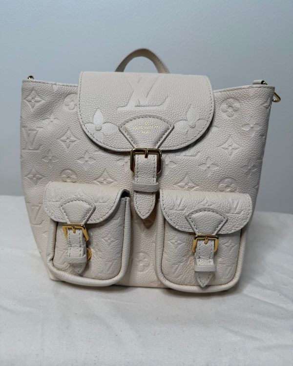 Louis Vuitton Bag Backup Backpack Monogram Empreinte Leather Gold-Tone Hardware Chain Strap (Bag)