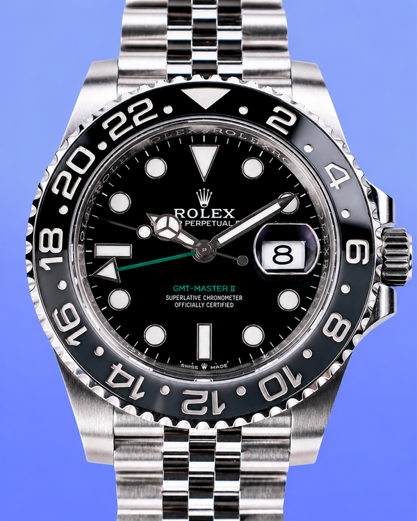 2026 Rolex GMT-Master II "Bruce Wayne" 40MM Black Dial Jubilee Bracelet (126710GRNR)