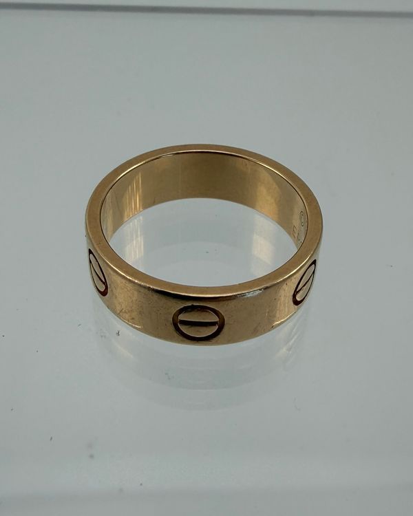 Cartier Love Ring Classic Model Yellow Gold (Love)