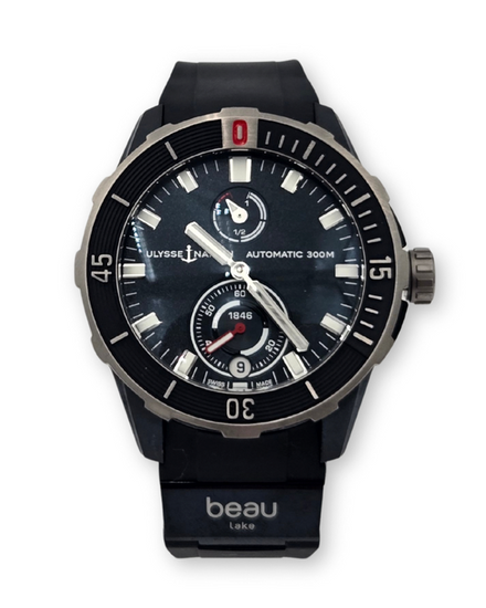 Ulysse Nardin Marine "Beau Lake" L.E. 44MM Blue Dial Rubber Strap (1183-170LE 3A BEAU/3A)