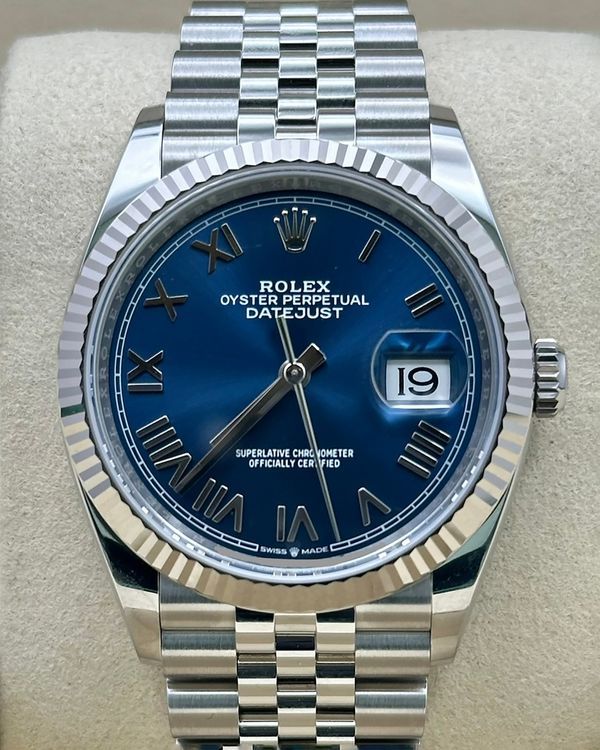 2026 Rolex Datejust 36MM Blue Dial Jubilee Bracelet (126234)