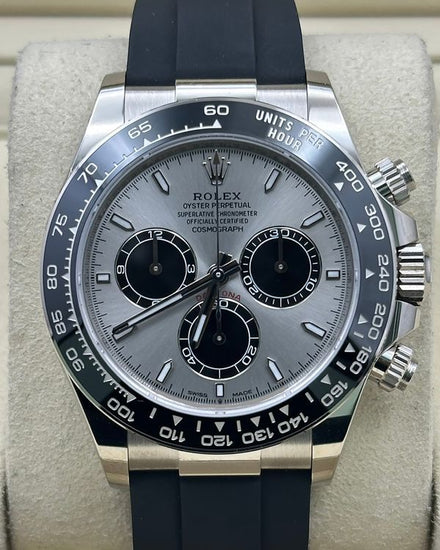 2025 Rolex Cosmograph Daytona 40MM Silver Dial Oysterflex Strap (126519LN)