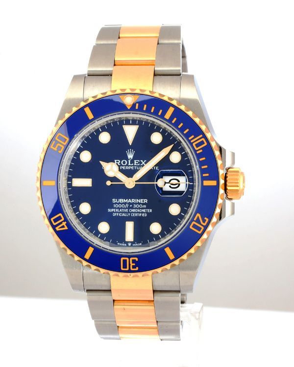 No Reserve - 2025 Rolex Submariner Date "Bluesy" 41MM Blue DIal Two-Tone Oyster Bracelet (126613LB)